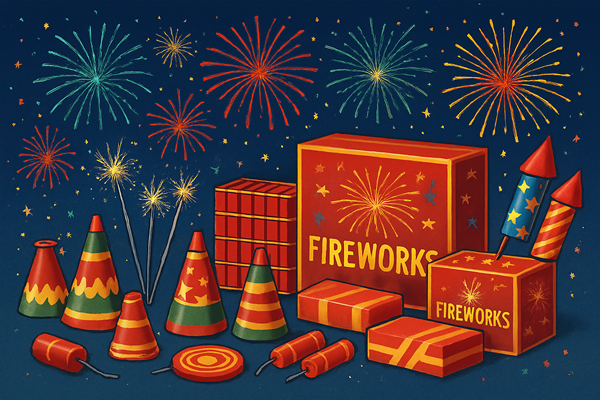 Festive fireworks
